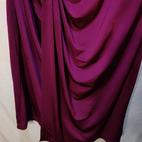 DKNYC NWT Wild Voile Dress One Shoulder Drape XL - Picture 5 of 7